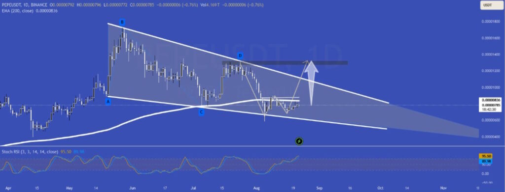Pepe Coin'de Yükselişin Sinyalleri Var!